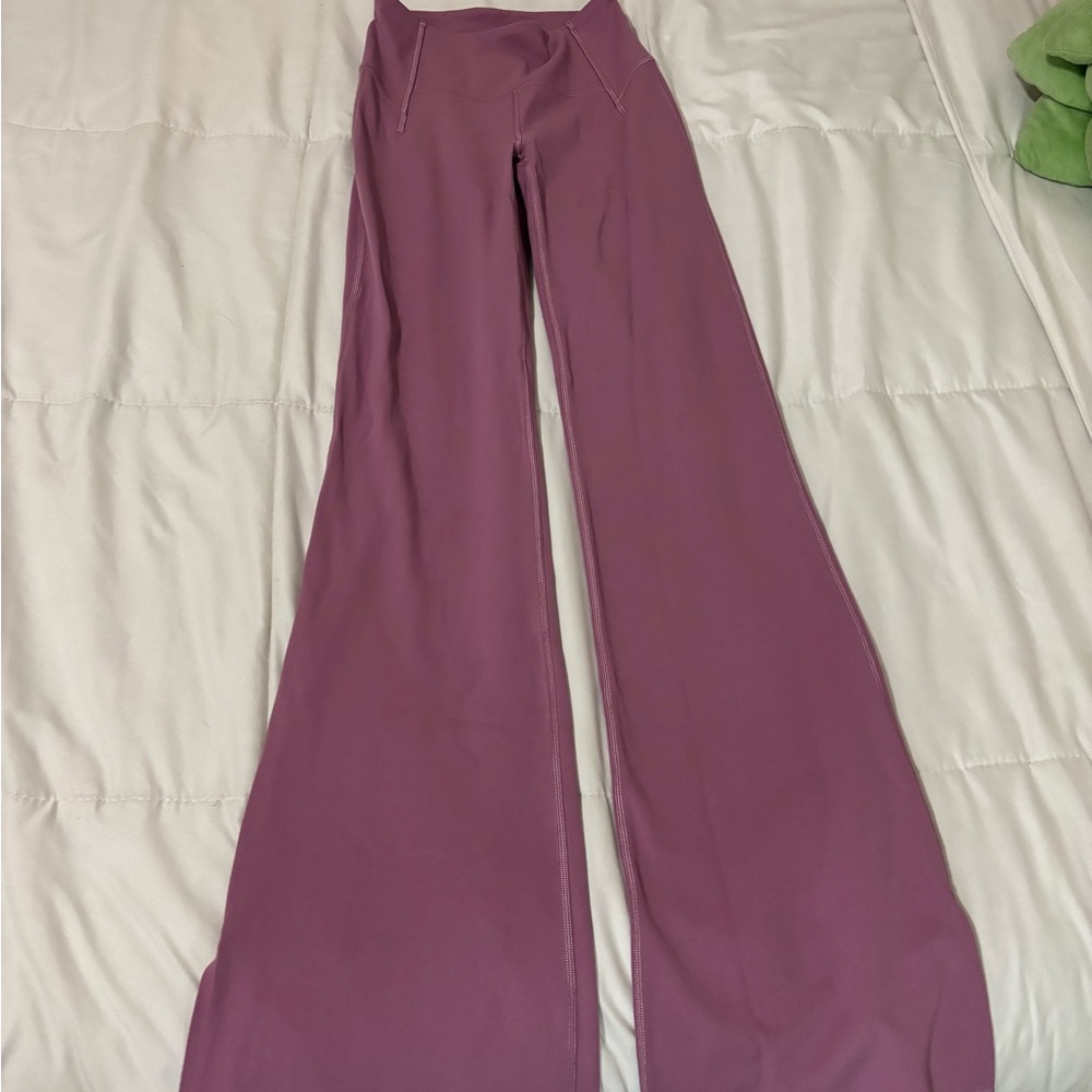 Lululemon Athletica Mauve Wide Leg Pants